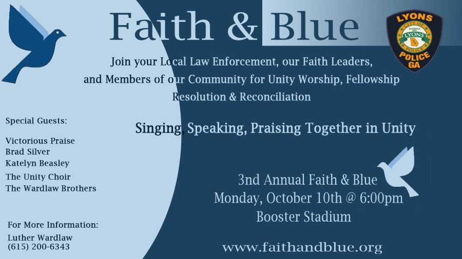 Faith & Blue Community Gathering
