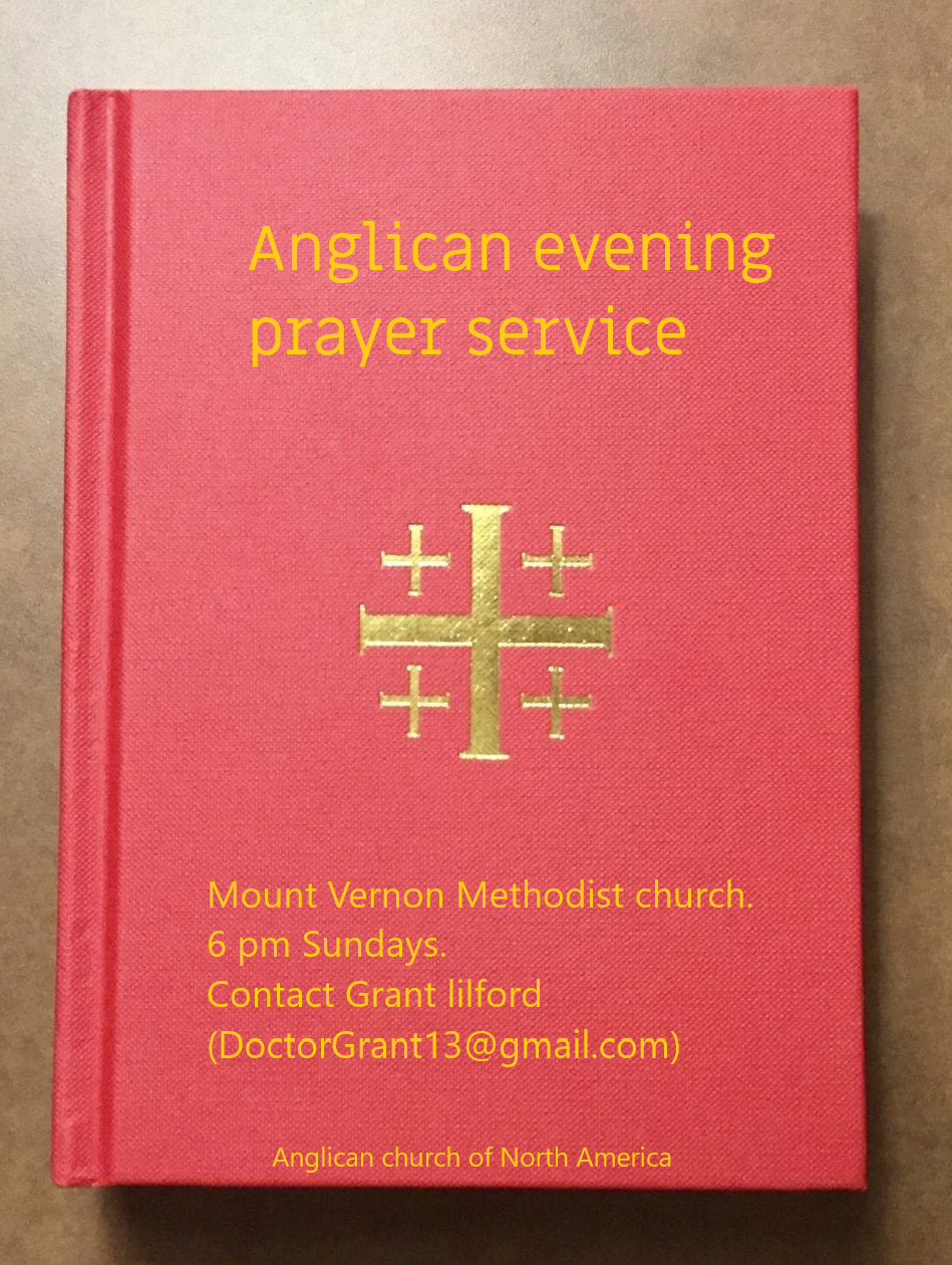 Special Note--Prayer Services in Mt. Vernon