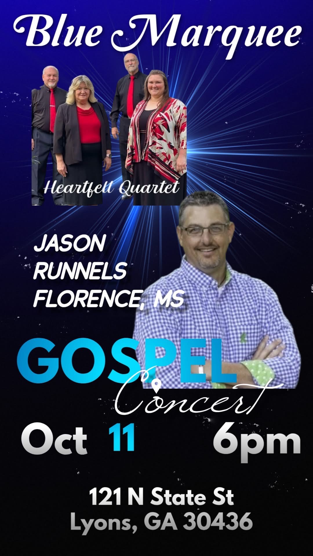 October 11--Gospel Concert in Lyons