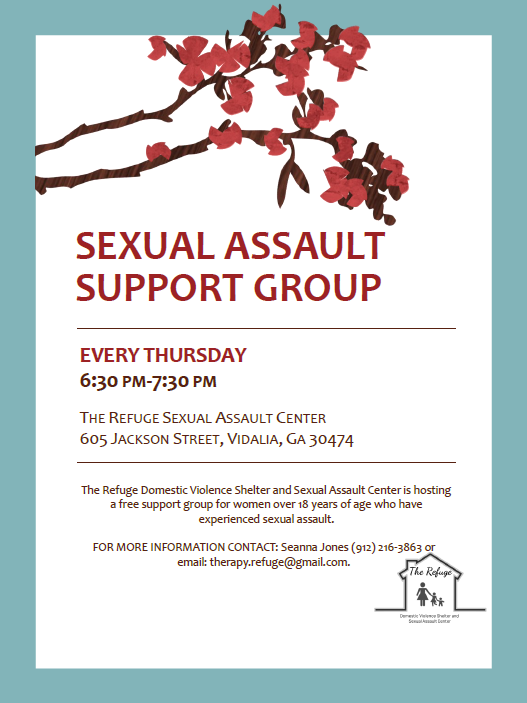 Sexual Assault Support Group Every Thursday 