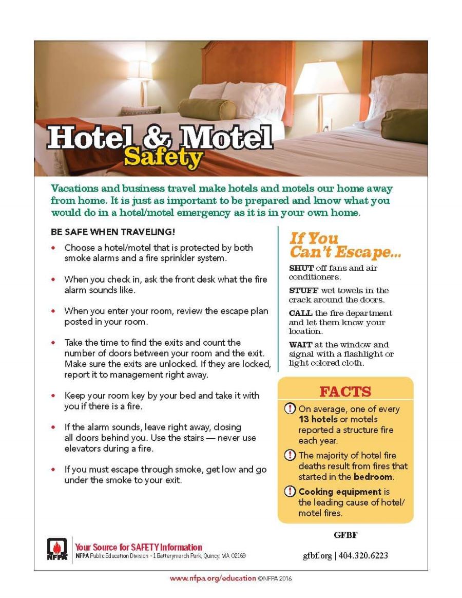 Hotel motel safety