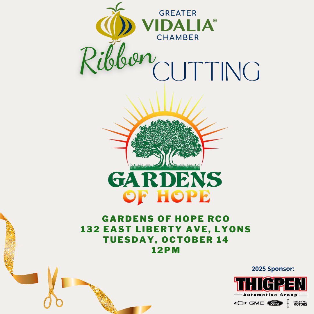 Ribbon Cutting Gardens of Hope RCO