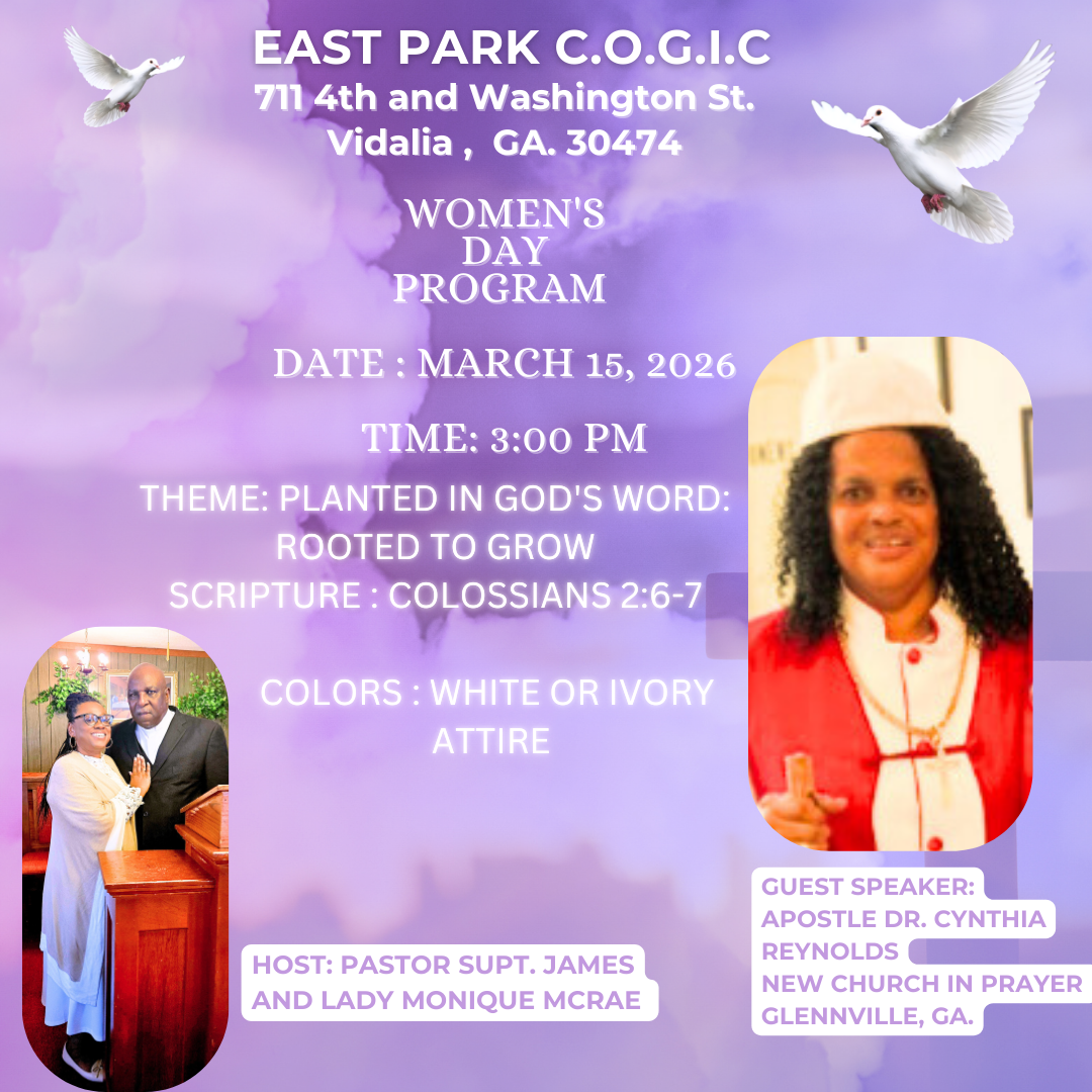 March 15--Women's Day Program in Vidalia
