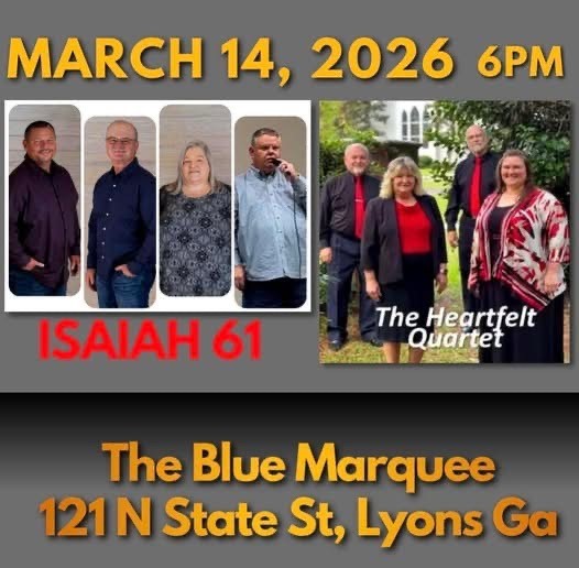 March 14--Gospel Sing in Lyons
