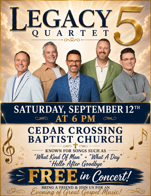 September 22--Gospel Concert