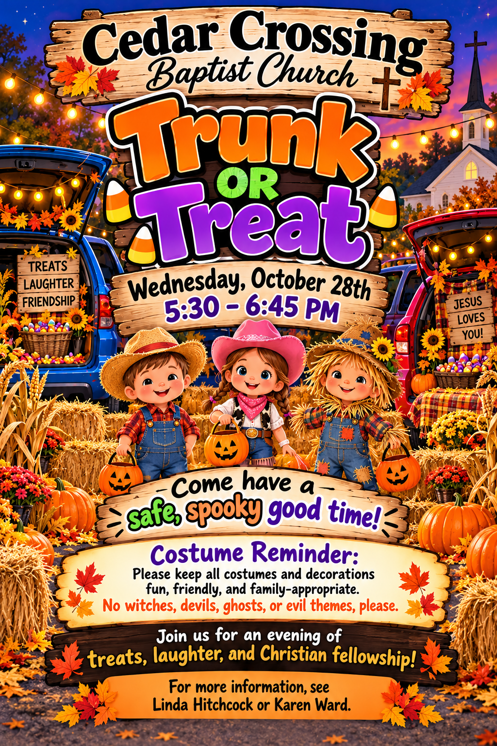 October 28--Truck or Treat! 